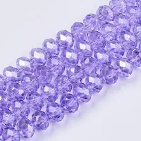 Baking Paint Glass Beads Strands