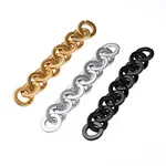 3Strands 3 Colors Handmade Opaque Spray Painted Acrylic Rolo Chains