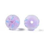 Frosted Acrylic Enamel Beads