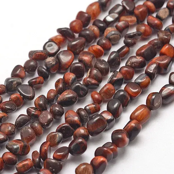 Natural Red Tiger Eye Beads Strands