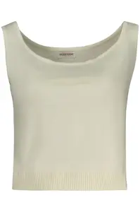 Bílý dámský crop top GUESS JEANS