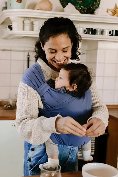 BOBA Nosítko dětí Boba Bliss Vintage Navy Blue V2