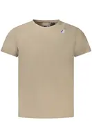 Pánské béžové triko K-Way s krátkým rukávem