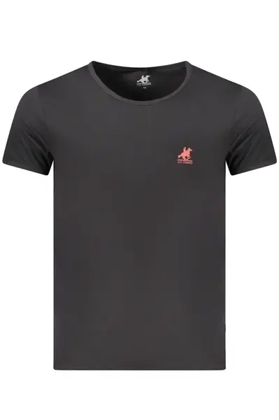 US GRAND POLO SHORT SLEEVE T-SHIRT MEN BLACK