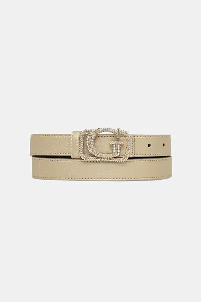 Pásek Guess ZALINA dámský, zlatá barva, BW9243 P5325