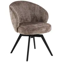 MID.YOU ŽIDLE S PODRUČKAMI, ocel, struktura, hnědá, černá