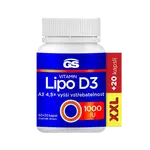 GS Vitamin Lipo D3, 1000 IU, XXL 80 kapslí