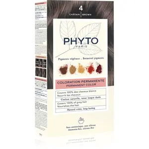 Phyto Color barva na vlasy bez amoniaku odstín 4 Brown 1 ks