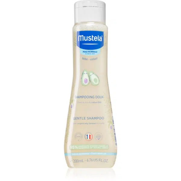Mustela Bébé jemný šampon pro děti od narození 200 ml