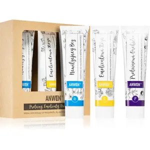 Anwen Proteins . Emollients . Humectants kondicionér pro každodenní použití výhodné balení 3 x100 ml High porosity