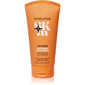 Revolution Skincare Be Bright Natural Fruit AHA Brightening Jelly Cleanser rozjasňující čisticí gel 150 ml