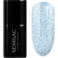 Semilac UV Hybrid Crushed_ICE gelový lak na nehty s použitím UV/LED lampy odstín 493 Bubble Gum 7 ml