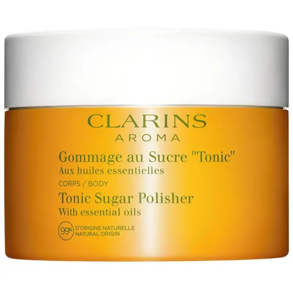 Clarins Tonic Sugar Polisher rozjasňující peeling s revitalizačním účinkem 250 g