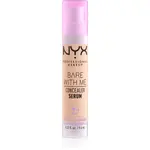 NYX Professional Makeup Bare With Me Concealer Serum hydratační korektor 2 v 1 odstín 03 Vanilla 9,6 ml