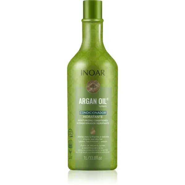 INOAR Argan Oil System hydratační a uhlazující kondicionér 1000 ml