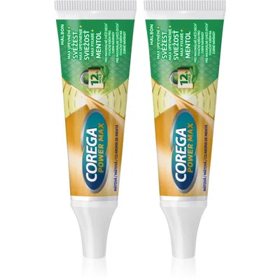 Corega Powermax Fixation Fresh fixační gel na zuby 2x40 g