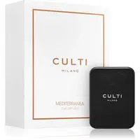 Culti Milano Car Diffuser Black Mediterranea vůně do auta + náhradní náplň 73x53 cm