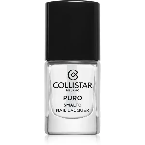 Collistar Puro Long-Lasting Nail Lacquer dlouhotrvající lak na nehty odstín 301 Cristallo Puro 10 ml