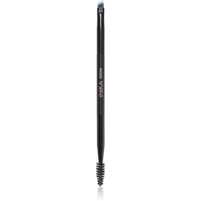 INIKA Organic Brow Brush štětec na obočí a oční linky 1 ks
