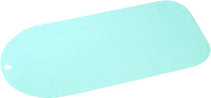 BABYONO Podložka protiskluzová do vany tyrkysová 35 x 70 cm