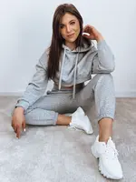 Dámská tepláková souprava SERINE světle šedá Dstreet