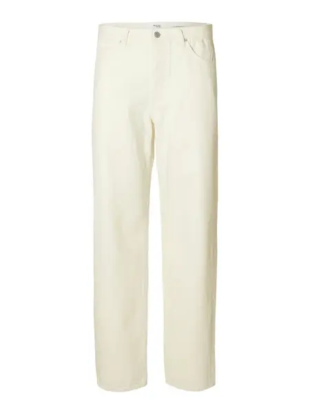 SELECTED Džínsy 'SLH196 SCOTT'  prírodná biela