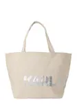 Karl Lagerfeld Shopper 'ESSENTIAL'  strieborná / šedobiela