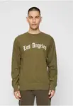 Los Angeles znění Crewneck olivový