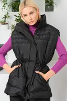 Z6747 DEWBERRY DÁMSKÁ VESTA - JEDNODUCHÁ ČERNÁ