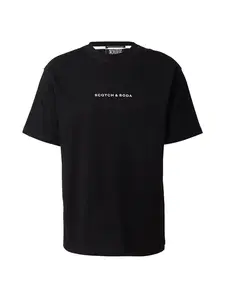 SCOTCH & SODA Tričko  čierna / biela