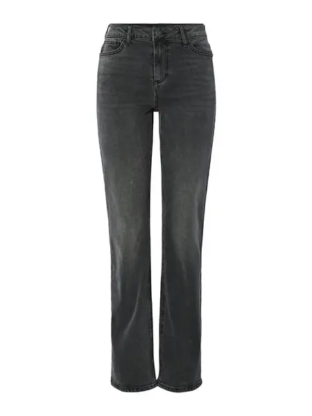 PIECES Džínsy 'PCKelly'  tmavosivá