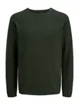 JACK & JONES Sveter 'JJEHILL'  olivová