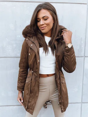 Dámská zimní bunda GODDESS Barva hnědá DSTREET