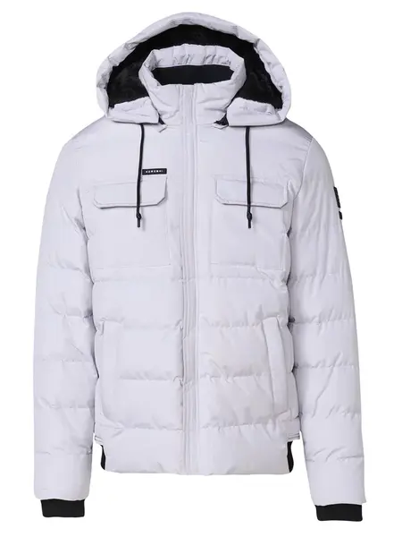 KOROSHI Zimná bunda  svetlosivá