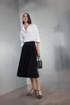 DEFACTO DFC - Pleated High Waist Maxi Skirt