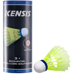Kensis NSC 3 MEDIUM Badmintonové míčky, žlutá, velikost