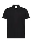 Calvin Klein Tričko 'Tipped Collar'  sivá / čierna