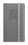 Týdenní diář 2026 Jakub Vigo kapesní šedá