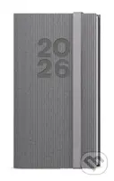 Týdenní diář 2026 Jakub Vigo kapesní šedá