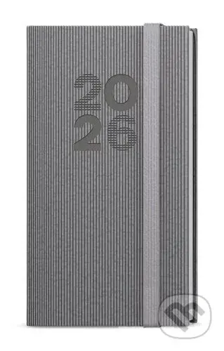 Týdenní diář 2026 Jakub Vigo kapesní šedá