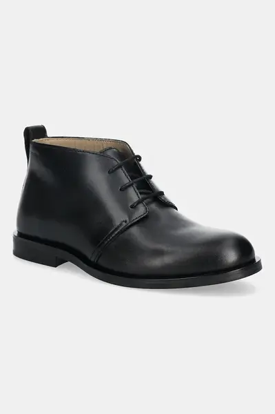 Calvin Klein  Kožené polobotky  ESS RUBBER DESERT BOOT LTH