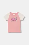 Dětské bavlněné tričko Puma PUMA X HELLO KITTY & FRIENDS Slim Tee růžová barva, 632391