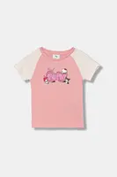 Dětské bavlněné tričko Puma PUMA X HELLO KITTY & FRIENDS Slim Tee růžová barva, 632391