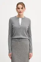 Kašmírový kardigan United Colors of Benetton dámský, šedá barva, 1033D502A