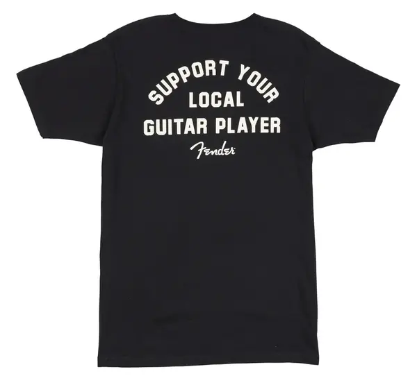 Fender Support Your Local Guitar Player Tee Black S