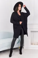 Pelerína s kapsami černá