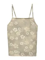 Pull&Bear Top  béžová / krémová / kaki