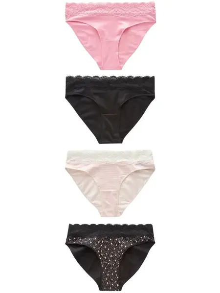 Next Nohavičky  rosé / svetloružová / čierna / biela