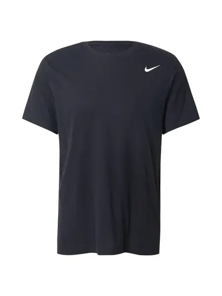 NIKE Funkčné tričko  čierna / biela
