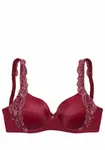 LASCANA Podprsenka  vínovo červená